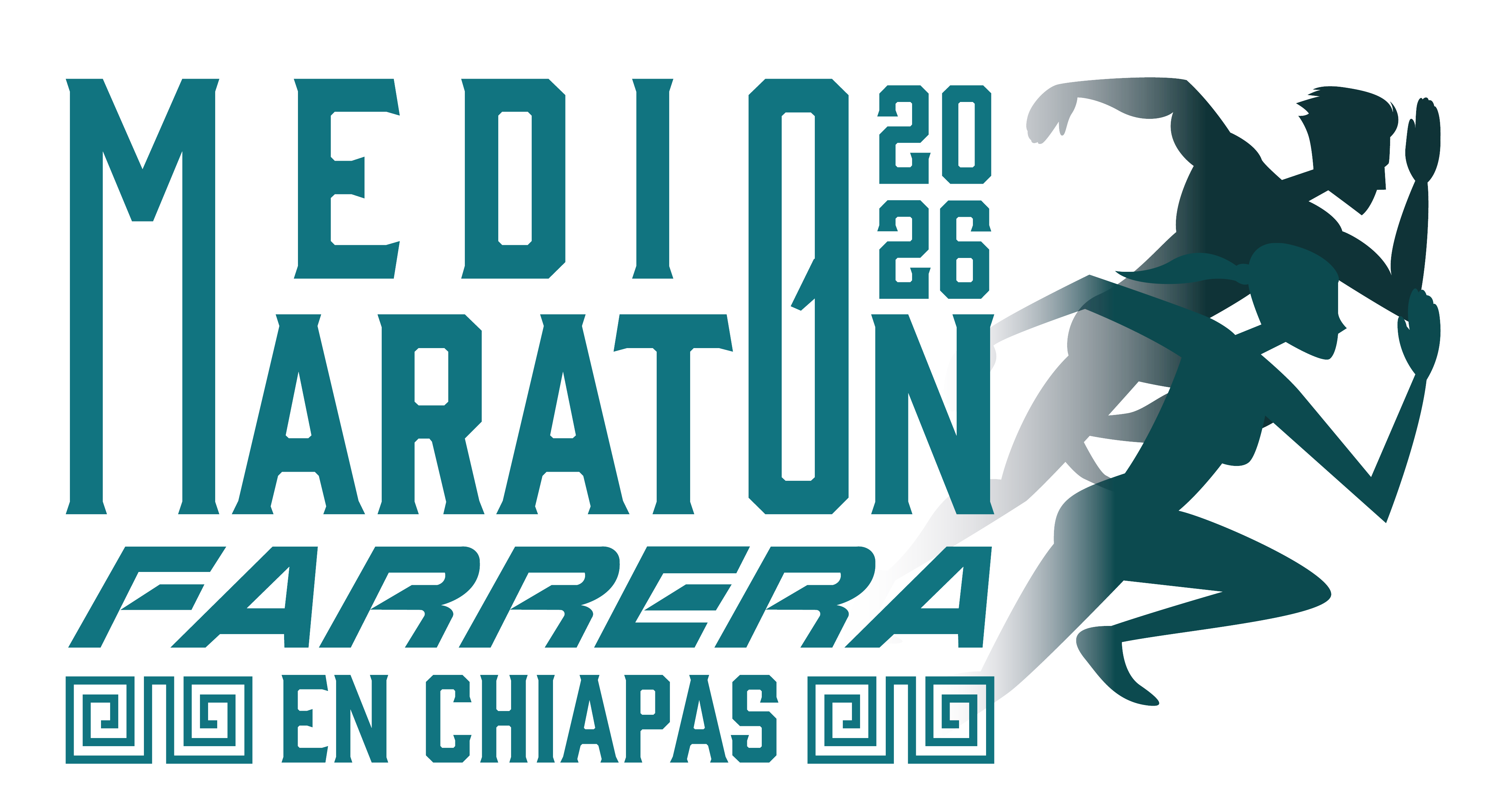 Logo oficial del Medio Maratón Farrera 2026 en Chiapas